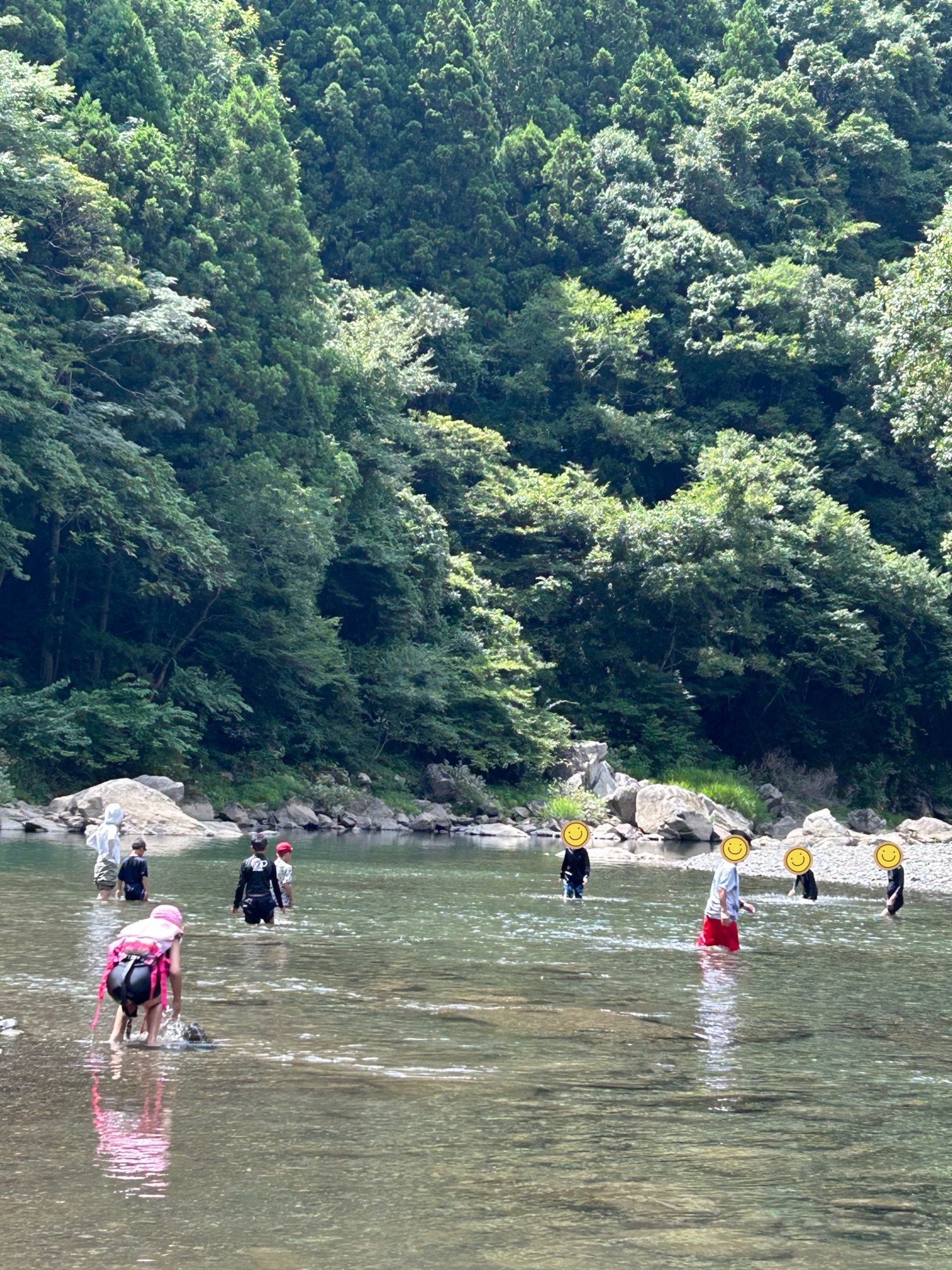 川遊び